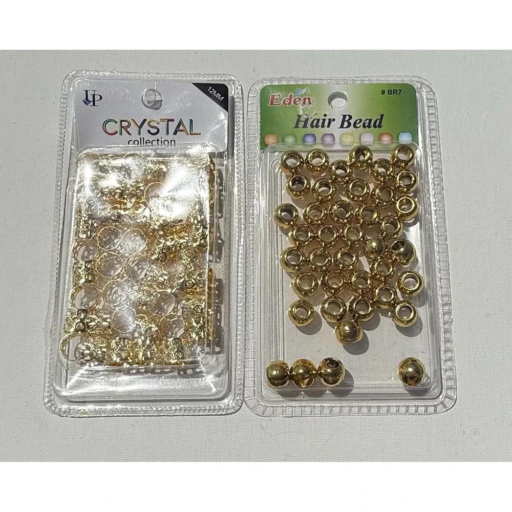 Hair Braiding Lot: EZBraid‎ Kids Afro Puff Beads Cuffs Strings Extension Bundle